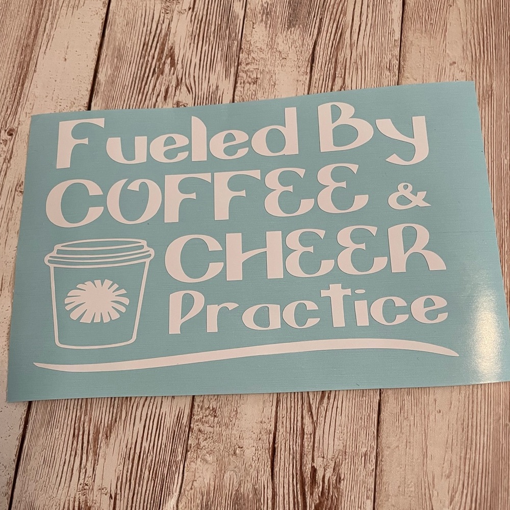 Blue and White Wall Decor Sign